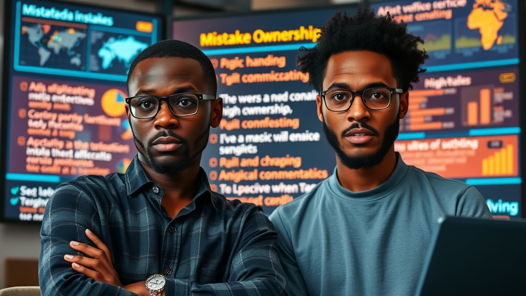 Infographic of common media ownership mistakes for African entrepreneurs